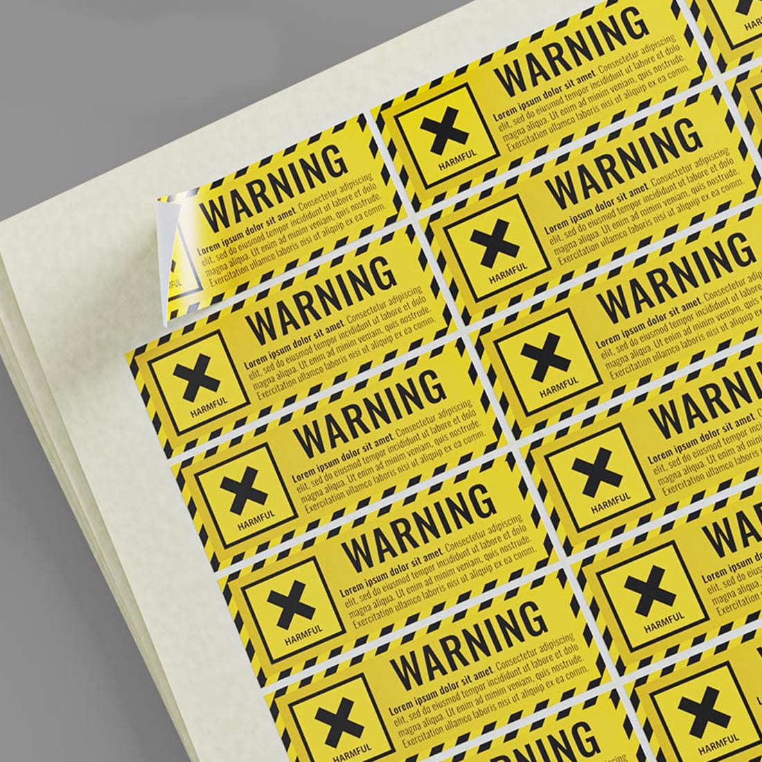 Autocollant A3 Découpé